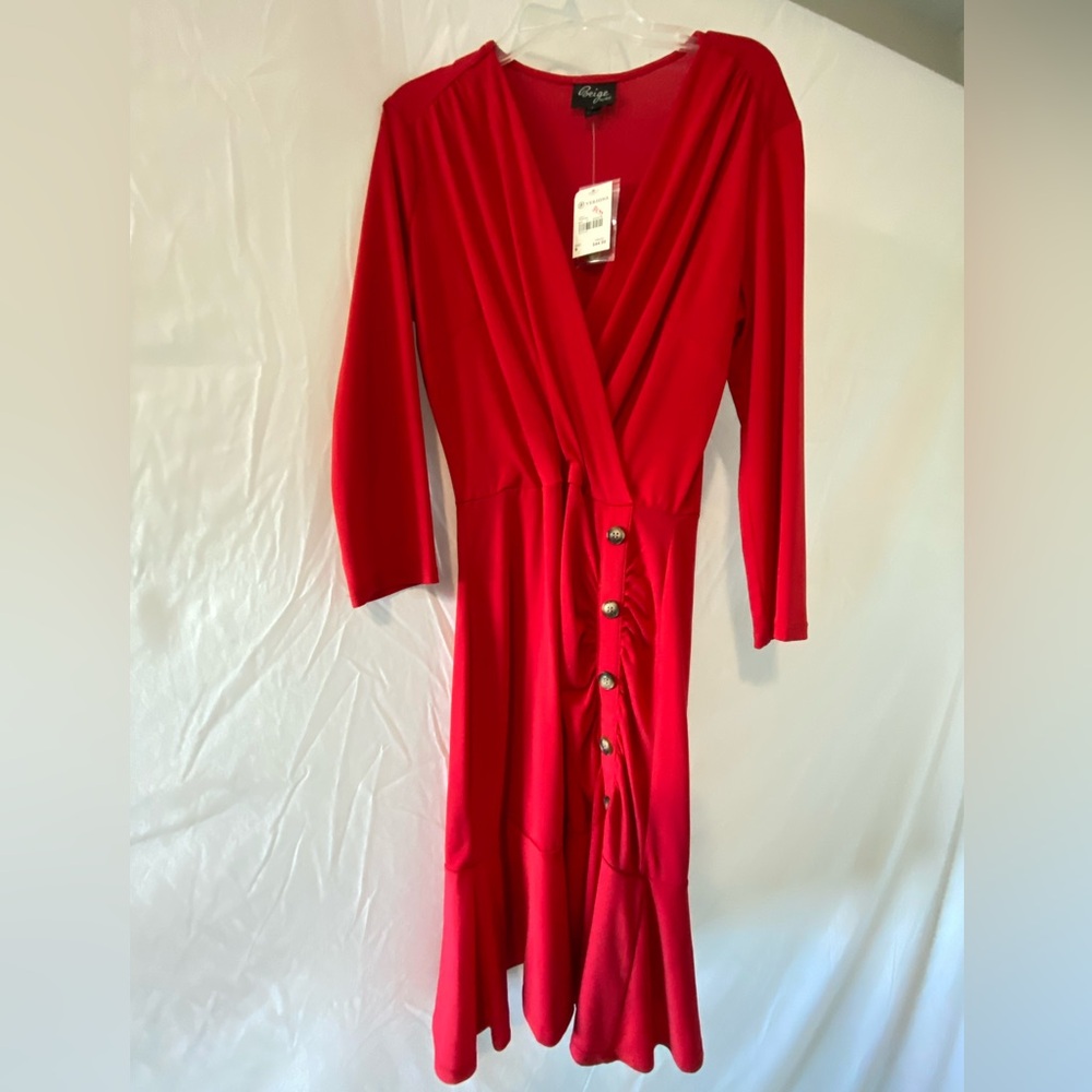 Beige by Eci Red Dress